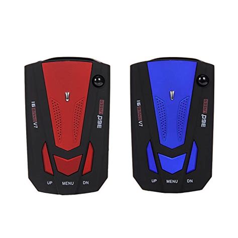 Generic Red: V7 Anti Radar Detector 16 Band Voice AlertLED Display Car ...