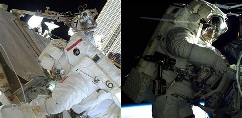 宇航员工作不忘自拍 对比图展示空间站庞大身躯【5】--图片频道--人民网