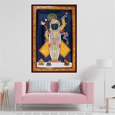 Pichwai Painting Shreenathji Darshan Indian Art Hand Painted - Etsy India