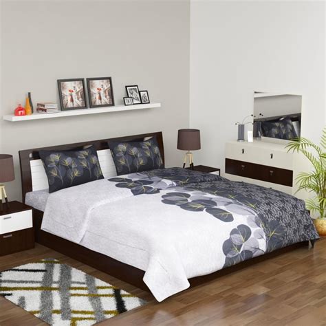 Buy SPACES Miami Bedding Set with Comforter - 4 Pcs from SPACES at just ...