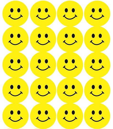 IMTION Emoji (Smile Stickers 420 pcs) Smiley face self-Adhesive Paper ...