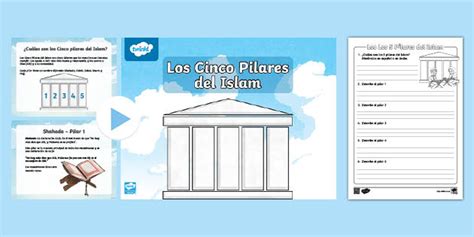 PowerPoint escolar Los 5 pilares del Islam - Twinkl Colombia