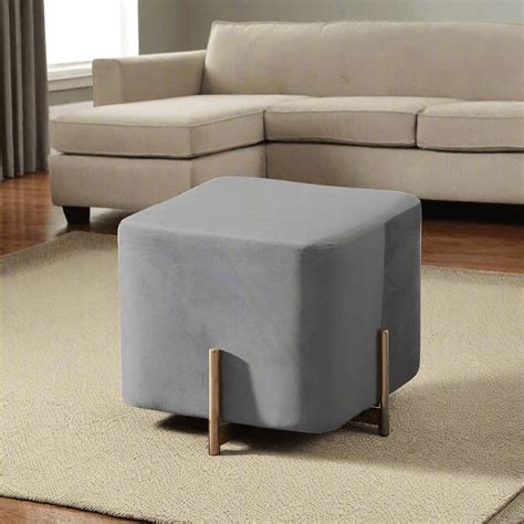 Wooden Twist Square Foot Stool Ottoman Pouf online at woodentwist ...
