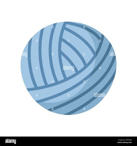 Blue yarn ball cartoon illustration Stock Vector Image & Art - Alamy