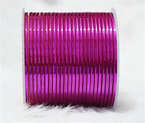 Rani Color Glossy Metal Bangle for Women & Girls (Pack of 24) – The ...