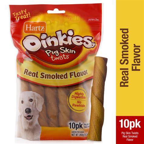 Buy Hartz Oinkies Pig Skin Twists 3" (10 Pack) Online at desertcart INDIA