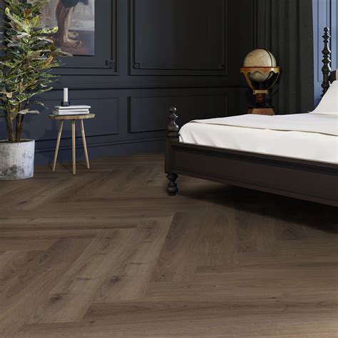 Highland Oak Parquet Roasted | Invictus Maximus Click | LVT
