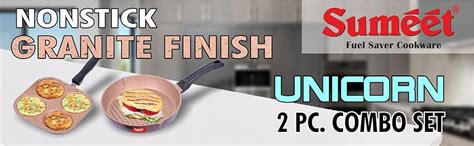 Buy Sumeet Nonstick Granite Finish UNICORN 2Pc Combo set (Mini Multi ...
