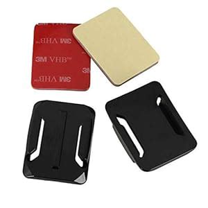 Action Mount Helmet MOUNTS Flat & Curved MOUNTS with 3M ADHESIVES for ...