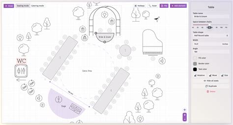 Floor plan wedding reception layout 60 photos - Astyledwedding.com