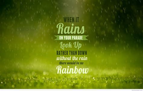 Beautiful Rain Drops Wallpapers with Quotes (52+ images)