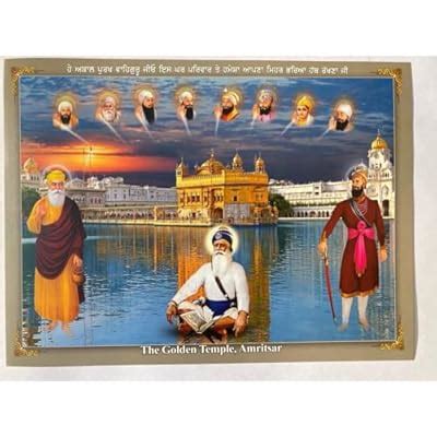 Baba Deep Singh Ji Sikh Guru Poster - Nanak Dev, India | Ubuy