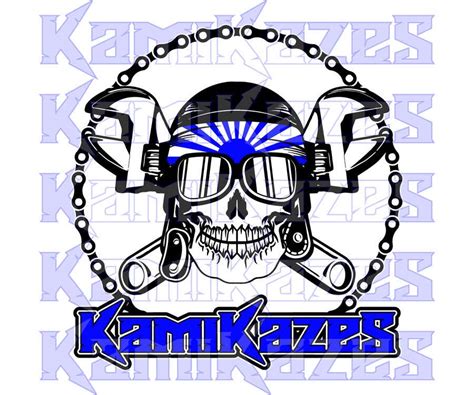 Kamikaze head logo with background for a patch | Freelancer