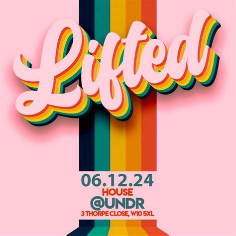Lifted, UNDR W10, London, 6 December to 7 December | AllEvents