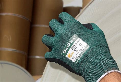 Buy 6 Pack MaxiFlex Cut 34-8743/XL Cut Resistant Nitrile Coated Work ...