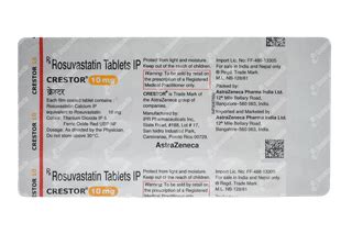 Crestor 10mg Tablet 30: Uses, Side Effects, Price & Substitutes