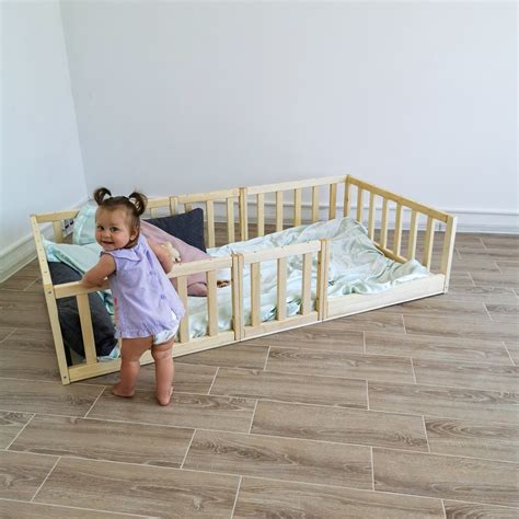 Twin Floor Bed Frame With Rails | ppgbbe.intranet.biologia.ufrj.br