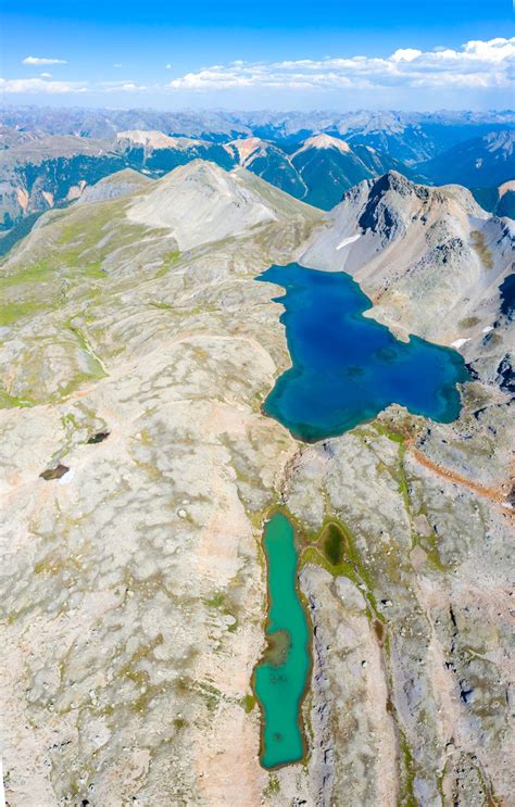 Backpacking to the beautiful Columbine Lake at 12,700 feet
