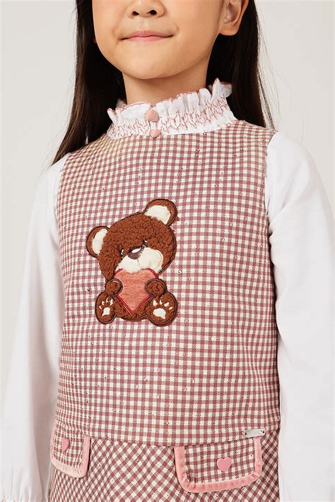 Buy Girls Multicolour Checked Dress | One Friday