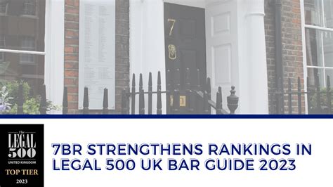 7BR strengthens rankings in Legal 500 UK Bar Guide 2023 - 7BR ...