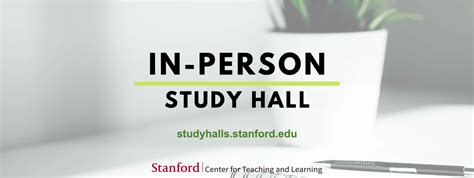 In Person Study Hall, 408 Panama Mall, Stanford, 27 April 2024 ...