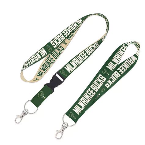 WinCraft Milwaukee Bucks 2-Pack Lanyard with Detachable Buckle & Key ...