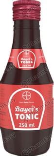 Bayers Tonic Bottle Of 250ml Syrup: Uses, Side Effects, Price & Dosage ...