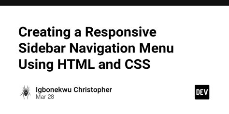 Image result for How to Create Sub Navigation Menu Separate JS CSS HTML