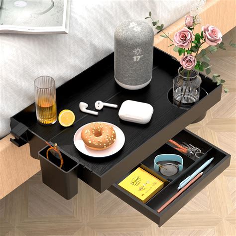 Ronlap Folding Bedside Table, Bed Shelf, Bunk Bed Shelf for College ...
