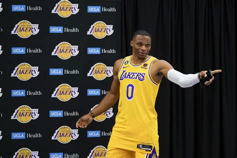 Westbrook back with Lakers after offseason of trade rumors | AP News