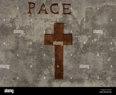 Latin word pace pax hi-res stock photography and images - Alamy