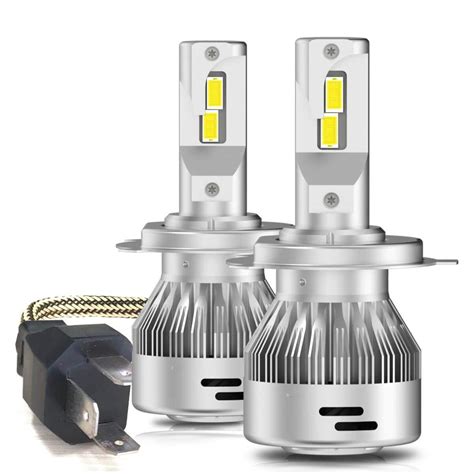 H4 LED Headlight Bulbs, LASFIT H4 9003 HB2 LED Bulbs Brightness Dual Hi ...
