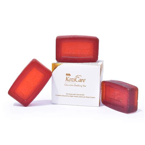 Kozicare Glycerin Soap | Kojic acid skin whitening soap - Pack of 3