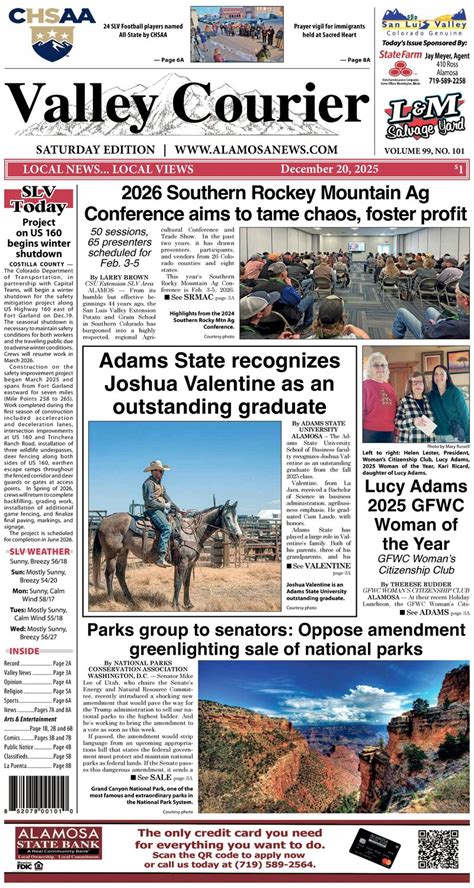 Valley Courier - The Alamosa News