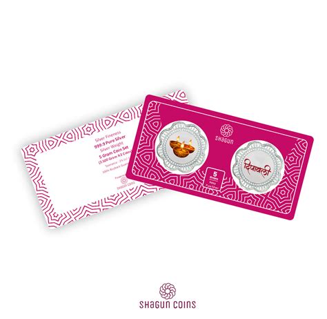 5 Gram Silver Coin Set - Diwali 1 – Shagun Coins