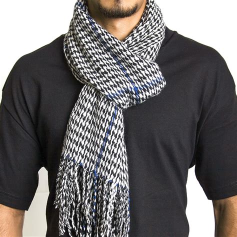 AlpineSwiss Mens Plaid Scarves Winter Scarf Soft Neck Wrap Long Stole ...