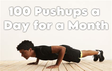 100 Push UPS per Day Program 的图像结果