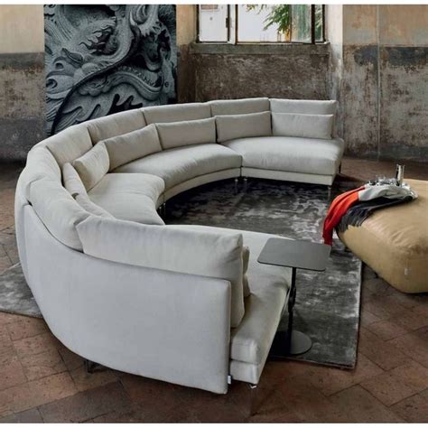 30 Photos Embracing Curves: a Guide to Semicircular Sofas