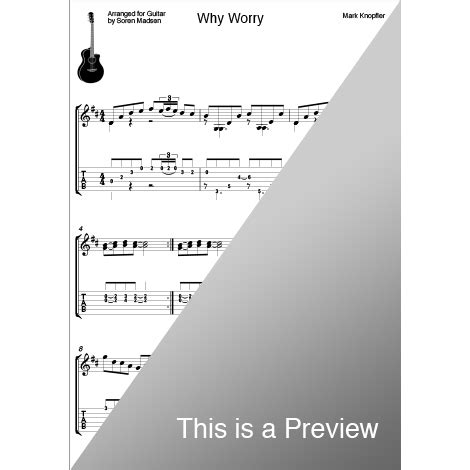 Image result for Why Worry Guitar Lesson