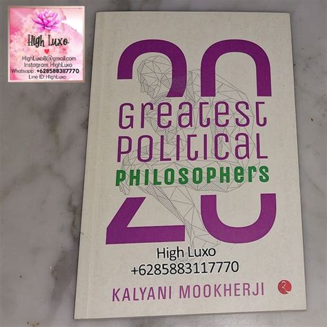 Buku 20 Greatest Political Philosophers Book IMPOR IMPORT ORIGINAL AUTHENTIC POLITIC POLITICS ...