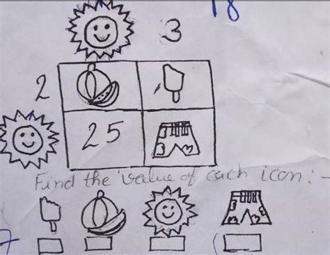 find the value of each icon of you are genius - Brainly.in