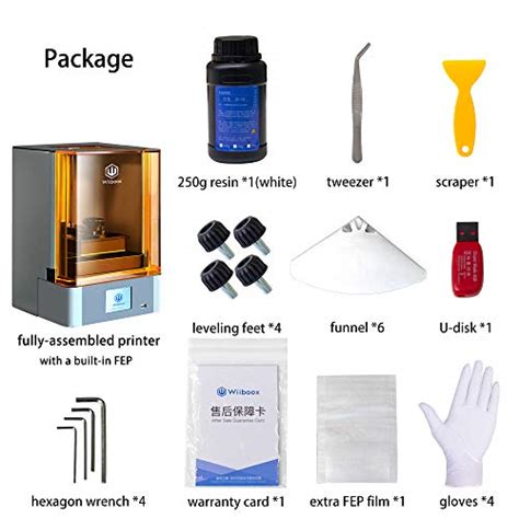 Wiiboox UV Curing Resin 3D LCD Printer, Large Build Volume 5.12(L)2.76 ...