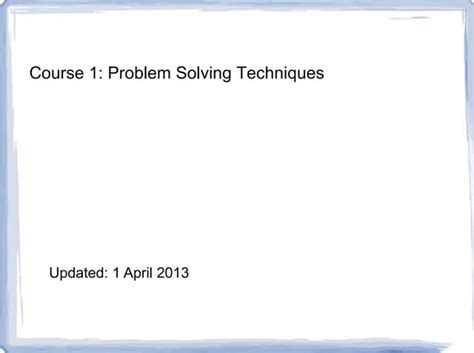 Image result for Problem Solving Skills Course