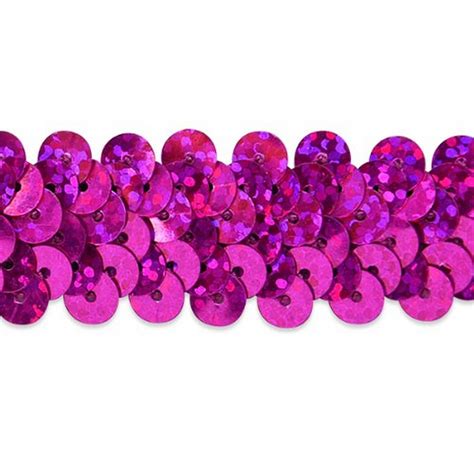 Expo International 20-Yard 2 Row Starlight Hologram Stretch Sequin Trim ...