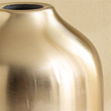Buy Grantley Opt Stravia Metal Vase - Small from Home Centre at just ...