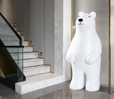 玻璃钢卡通可爱泰迪熊雕塑-方圳雕塑厂