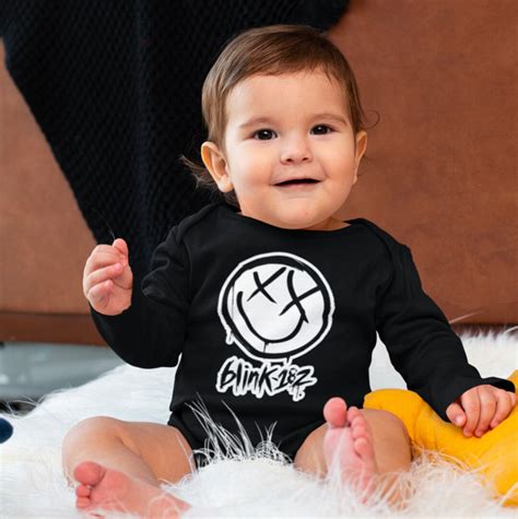 Baby Blink 182 Vest, Alternative Kids Blink182 Baby Top Pop Punk Babies Classic Baby Long Sleeve ...