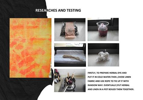 Fashion Design Portfolio with Linen Fabric