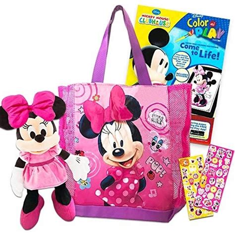 Buy Disney Mickey Mouse and Minnie Mouse Reusable Tote Bag Super Set ...