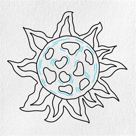 Sun Drawing (easy) - HelloArtsy
